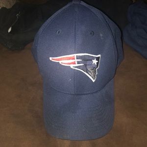 Navy blue Patriots football hat
